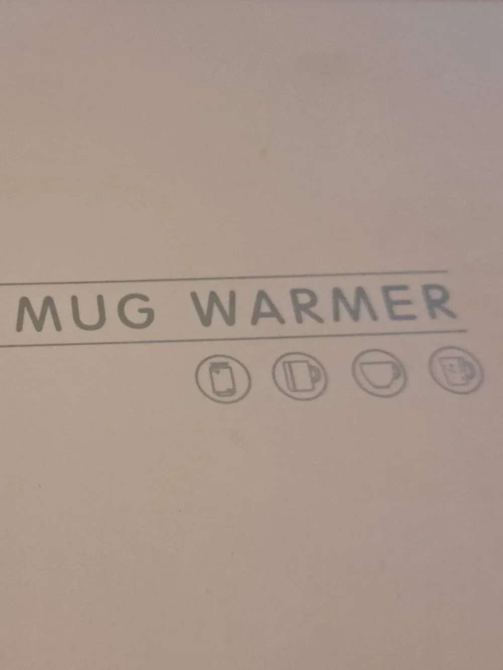 SMART COFFEE MUG WARMER IN THE COLOR BLACK